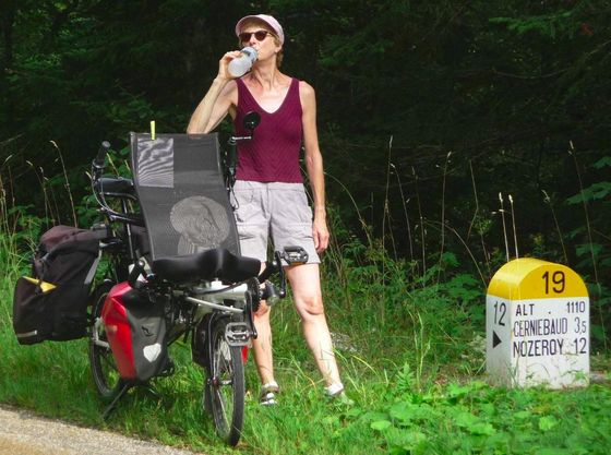 Une petite pause pendant une randonnée en tandem Morpheus